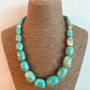 Jay King Turquoise and Sterling Silver Necklace